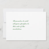 Invitation Canard mandarin (Dos)