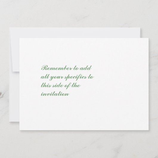 Invitation Canard mandarin (Dos)