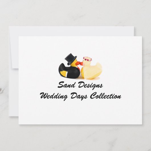 Invitation Canards de mariage 4 (Dos)