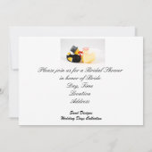 Invitation Canards de mariage - Enterrement de vie de jeune f (Dos)