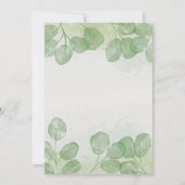 Invitation Canards écossais et Baby shower aux oeufs (Dos)