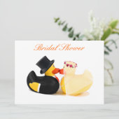 Invitation Canards mariages 4 - Fête des mariées (Debout devant)