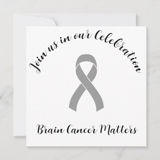 Invitation Cancer du cerveau Fin de l'invitation du Parti Che (Devant)