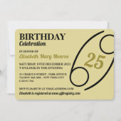 Invitation Cancer, Le Crabe, Signal Zodiaque, Anniversaire (Devant)