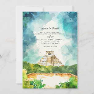 Invitation Cancun Mexique Destination Mariage