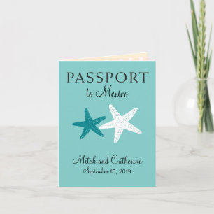 Invitation Cancun Mexique   Passeport de Mariage