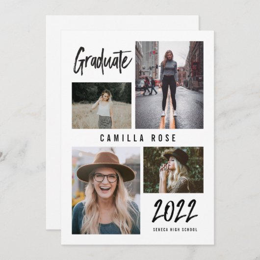 Invitation Candidat à l'obtention d'un diplôme de spécialisat (Devant / Derrière)