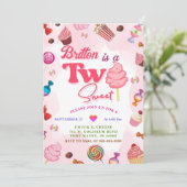 Invitation Candy Anniversaire Deux Soirées Douces (Debout devant)