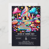 Invitation Candy Boho Printable Anniversaire (Devant)