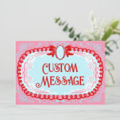Invitation Candy Cameo Custom (Debout devant)