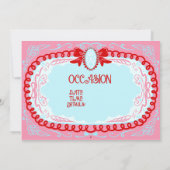 Invitation Candy Cameo Custom (Dos)