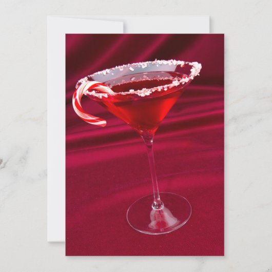 Invitation Candy Cane Martini (Devant)