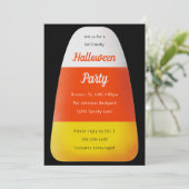 Invitation Candy Corn Enfants Halloween Party (Debout devant)