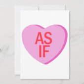 Invitation Candy Heart - COMME SI (Devant)