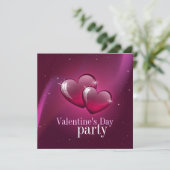 Invitation Candy Hearts Saint Valentin (Debout devant)
