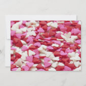 Invitation Candy Hearts Sweets Saint Valentin (Dos)