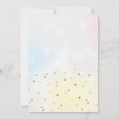 Invitation Candy Land Cotton Candy Anniversaire (Dos)