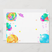 Invitation Candy Land Girl Birthday Sweet Celebration Photo (Dos)