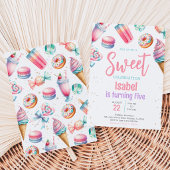 Invitation Candy Land Joyeux Anniversaire