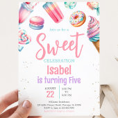 Invitation Candy Land Joyeux Anniversaire