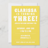 Invitation Candy Sprinkles Photo de fête d'anniversaire (Devant)