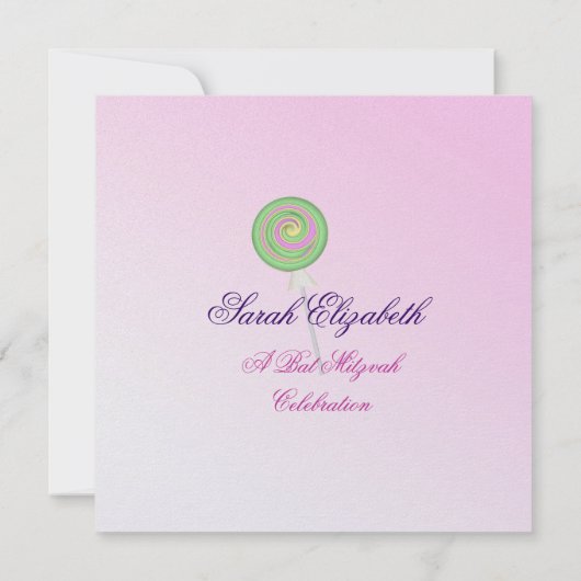 Invitation Candy Sweet (Dos)