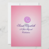 Invitation Candy Sweet Bat mitzvah Watermelon rose 2 (Dos)
