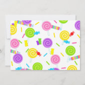 Invitation Candy Sweet Celebration Anniversaire (Dos)