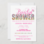 Invitation Candy Theme Fête des mariées