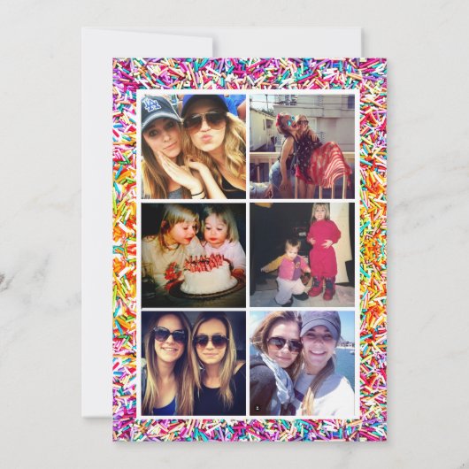 Invitation Candy Thème Sweet BNOT MITZVAH Joint Party (Dos)