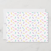 Invitation Candyland et glace Cream, 6e anniversaire (Dos)