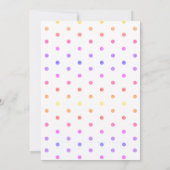 Invitation Candyland Gold Polka dot Birthday Party (Dos)
