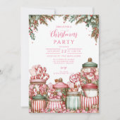 Invitation Candyland Noël (Devant)