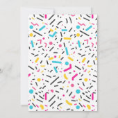 Invitation Candyland Sweet Celebration Anniversaire de enfant (Dos)