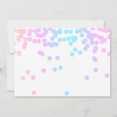 Invitation Candyland Sweet Celebration Girl mignonne Photo (Dos)