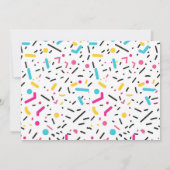 Invitation Candyland Sweet Celebration photo de l'Anniversair (Dos)