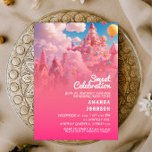 Invitation Candyland World Babyshower