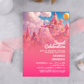 Invitation Candyland World Babyshower