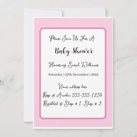 Invitation Candyland World Babyshower (Dos)
