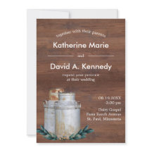 Canettes de lait Budget Mariage Vieux pays Ferme r