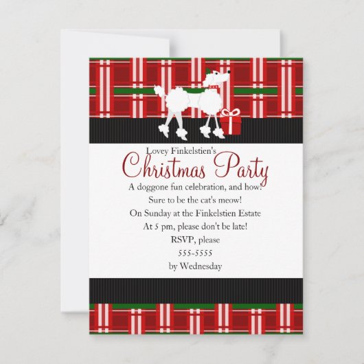 Invitation Canicule de Noël et Plaid ! (Devant)