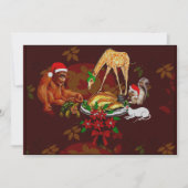 Invitation Cannibales d'animal de vacances (Devant)