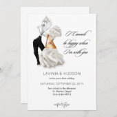 Invitation Cannoli Funny Mariage (Devant / Derrière)