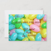 Invitation Canoë de haricots jaunes (Dos)