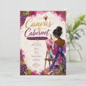 Invitation Canvas & Cabernet Peinture et Boire (Debout devant)