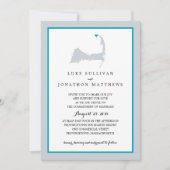 Invitation Cap Cod de Provincetown | MARIAGE (Devant)
