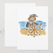 Invitation Capitaine (Devant / Derrière)