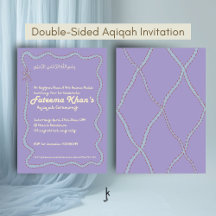 Capricieux Vague de Violet Clair Bleu Doux Aqiqah