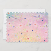 Invitation Capricorn fête d'anniversaire 22 décembre - 19 jan (Dos)