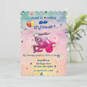 Invitation Capricorn fête d'anniversaire 22 décembre - 19 jan (Debout devant)